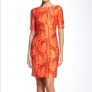 Orla Kiely Giraffe Boat Neck Dress